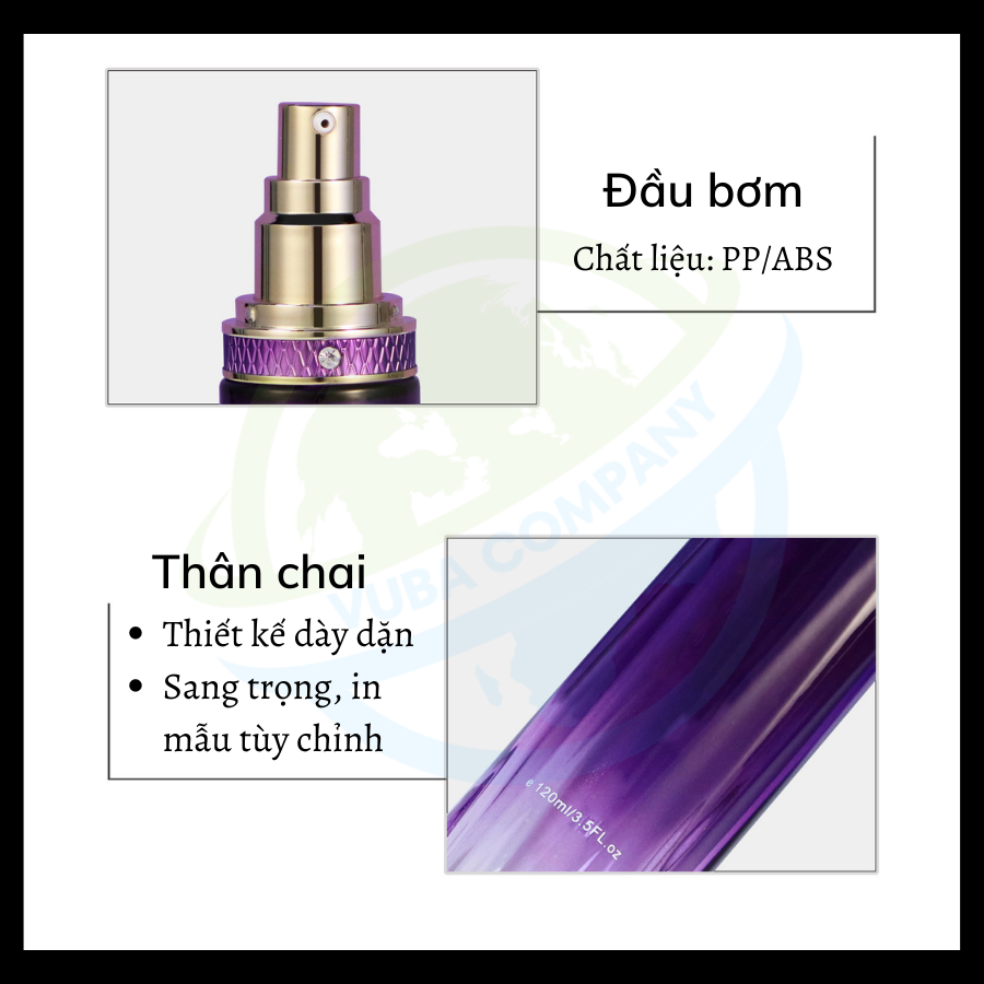 Mẫu chai lọ skincare cao cấp