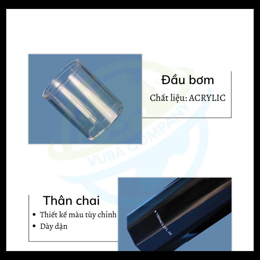 Mẫu thiết kế, chất liệu mẫu chai lọ mỹ phẩm cao cấp